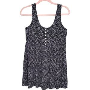 Forever 21 Ruffled Tank Tops Floral Print Sleeveless V Neck Flowy Blouse Small